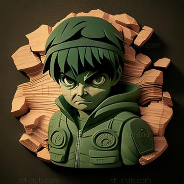 3D model Rock Lee FROM NARUTO (STL)